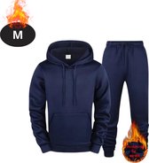 Bovista Ensemble de jogging - Ensemble domicile - Adultes - Survêtement - Confortable - Pantalon de survêtement - Survêtement - Homme - Bleu marine - M