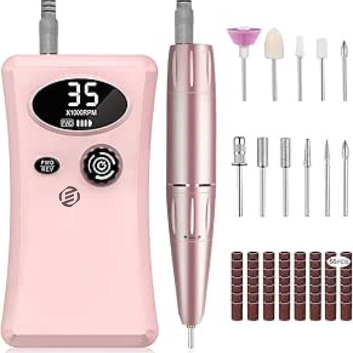 Equivera Elektrische Nagelvijl - Nagelfrees - Electric Nail File - Manicureset - Manicure. Pedicure - Nagelvijl - Nagelboor - Kerstcadeau - Sinterklaas - Sinterklaas Cadeau - Cadeau Voor Vrouw - Cadeau Voor Man - Cadeau