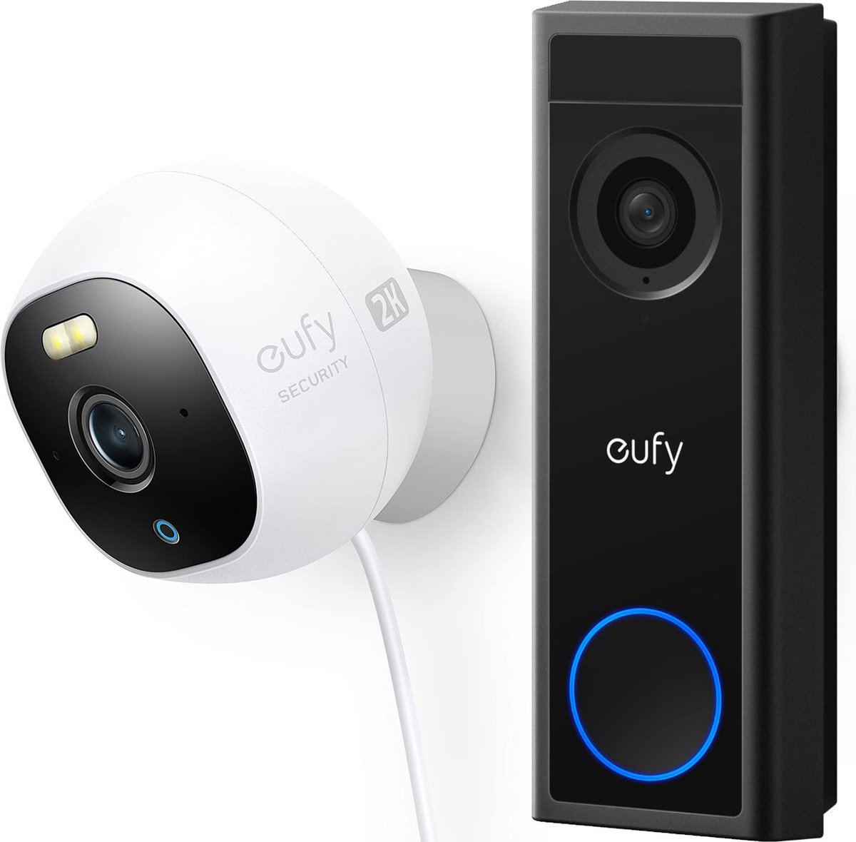 eufy C30 2K Draadloze Video Deurbelset 2K FHD - Accu + E220 - eufy - €158,00