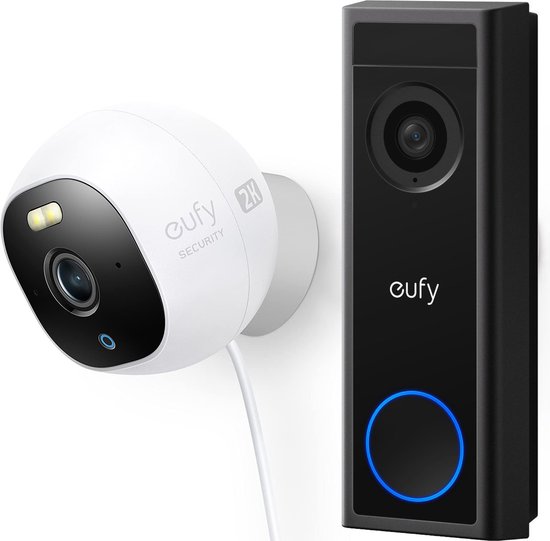 eufy C30 2K Draadloze Video Deurbelset 2K FHD - Accu + E220 - eufy - €158,00