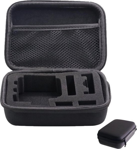 YONO Tas Small geschikt voor GoPro 13 12 11 10 - Opbergtas - Case - Hoes - Accessoires - Zwart