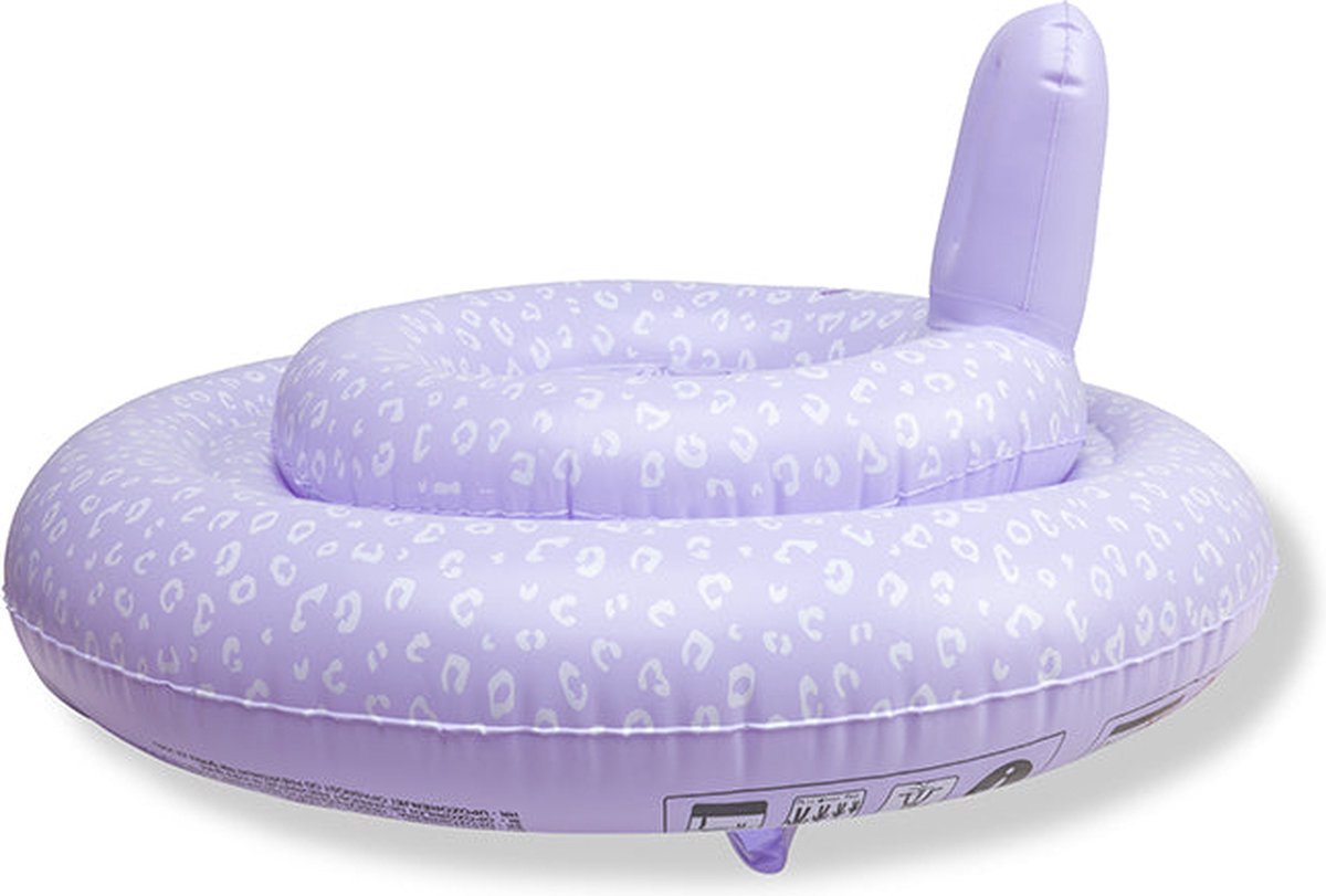 Swim Essentials | Lila Panterprint Baby Float 0 — afbeelding 5
