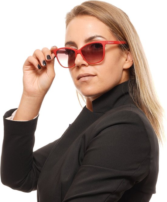 Gant GA8084 5767F Zonnebril - Dames - Rood van GAN — afbeelding 4