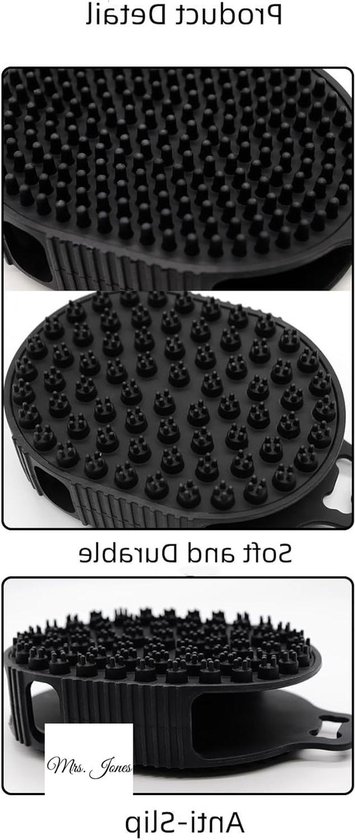 BluePet Badborstel, rubberen strip voor korthaar, honden en katten, met massage-effect, verwijdert los dekhaar, stof en vuil, ideale badborstel (Roze Zachte Noppen