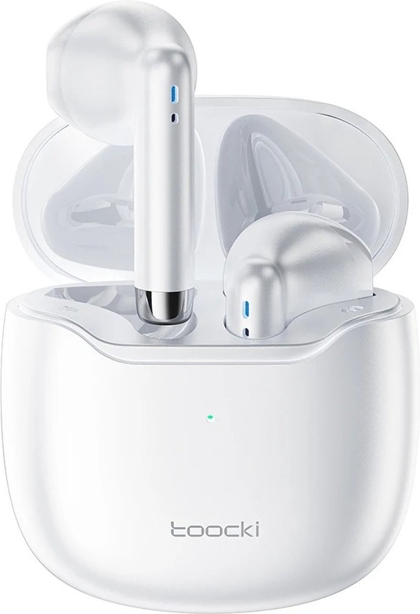 DrPhone Toocki V2 - Bluetooth 5.3 Oordopjes - Draadloze HiFi Stereo Hoofdtelefoon met Microfoon, Touchbediening en Lange Batterijduur