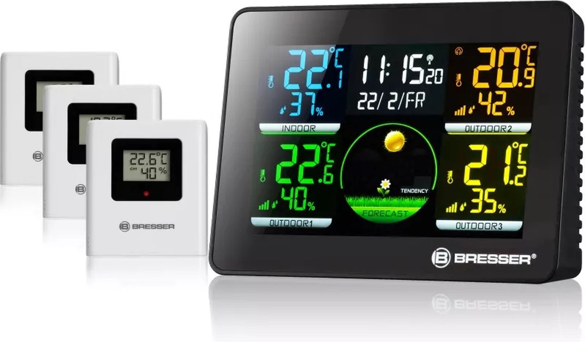 Bresser thermo-/hygrometer Quadro NLX