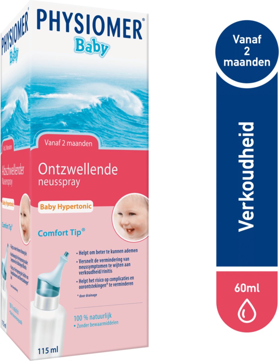 Goedkoopste Physiomer Hypertonische Neusspray Baby 115 ml