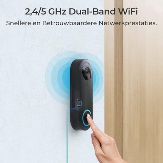 Deurbel Met Camera - Ring - Videofoon - WIFI - Groothoek - Slimme Detectie — afbeelding 4