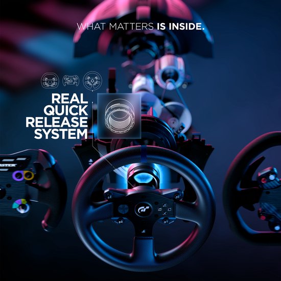 Thrustmaster T300 RS GT Force Feedback Racing Wheel - Met Wheel Stand Pro - Zwart - PC - PS4 - PS5 van Thrustmaster — afbeelding 4