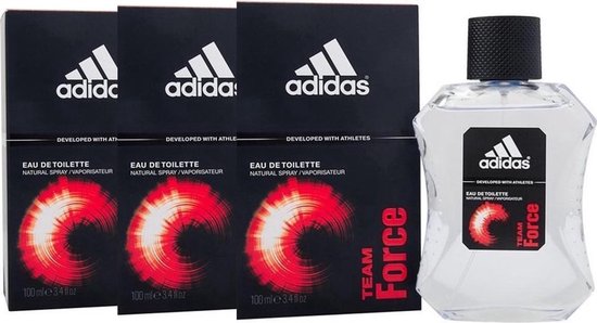 Adidas Team Force Eau de Toilette - Voordeelverpakking 3 x 100 ml