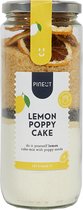 Pineut ® Cake Bakmix Pot Lemon Poppy Cake - Bakpakket Cadeau - Voor Kinderen & Volwassenen - DIY Pakket - Samen Genieten - Origineel Cadeau