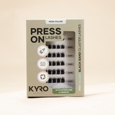 KYRO Beauty - Starterkit DIY Pre-Glued Eyelash Extensions - Do-It-Yourself Wimperextensies - Cluster Wimperextensions - Blijft 5/7 Dagen Zitten - Aanbrengen in 3 Minuten - Makkelijk te Verwijderen - 33 Clusters - Herbruikbaar - Mega Volume Mix