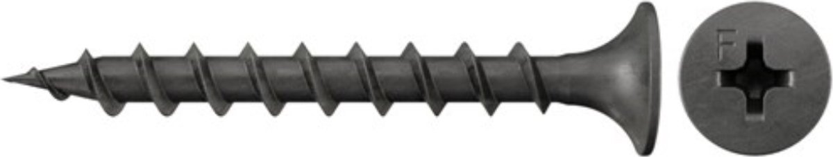 Fischer Gipsplaatschroef - 3,5x45 mm, Philips Aandrijving, Grof