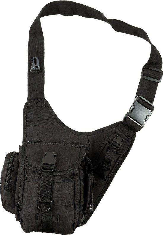 Sac à bandoulière tactique, noir