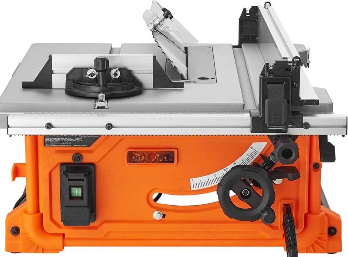 tafelzaag 4400rpm 1800W zaagdiepte 60/85mm parallelaanslag