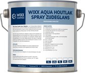 Wixx Aqua Houtlak Spray Zijdeglans - 20L - RAL 9016 | Verkeerswit