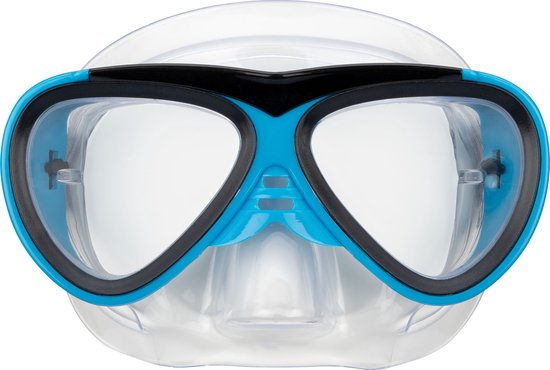 Waimea Duikbril - Kinderen - Blauw/Zwart - Lens Gehard Glas