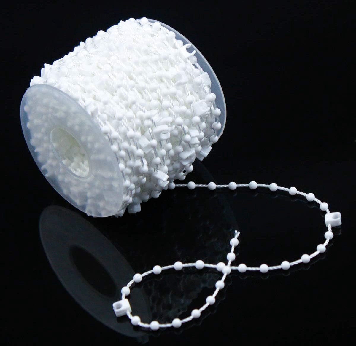 SWTYExt 10m rolgordijnketting, reserveonderdelen, 10x kettingverbinder en bevestigingselement, eindeloze ketting, jaloezieën, verticale product_type
