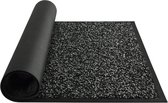 Tapis de séchage & Tapis de nettoyage - 90x60 cm - Paillasson pour intérieur et extérieur - Antidérapant - Zwart