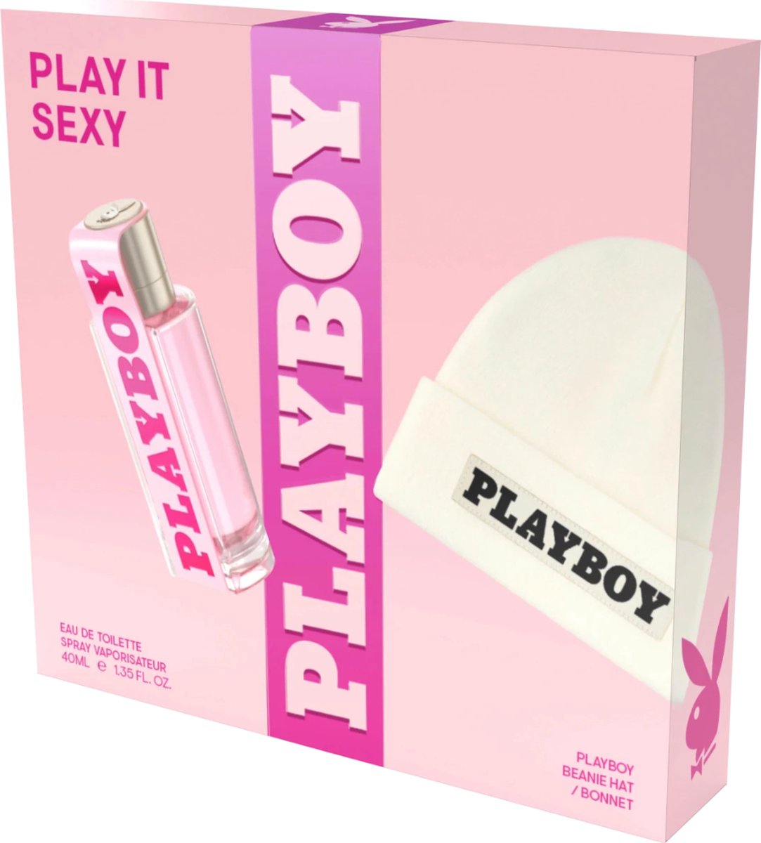 Goedkoopste Playboy - Cadeauset Play It Sexy Eau de Toilette & Muts