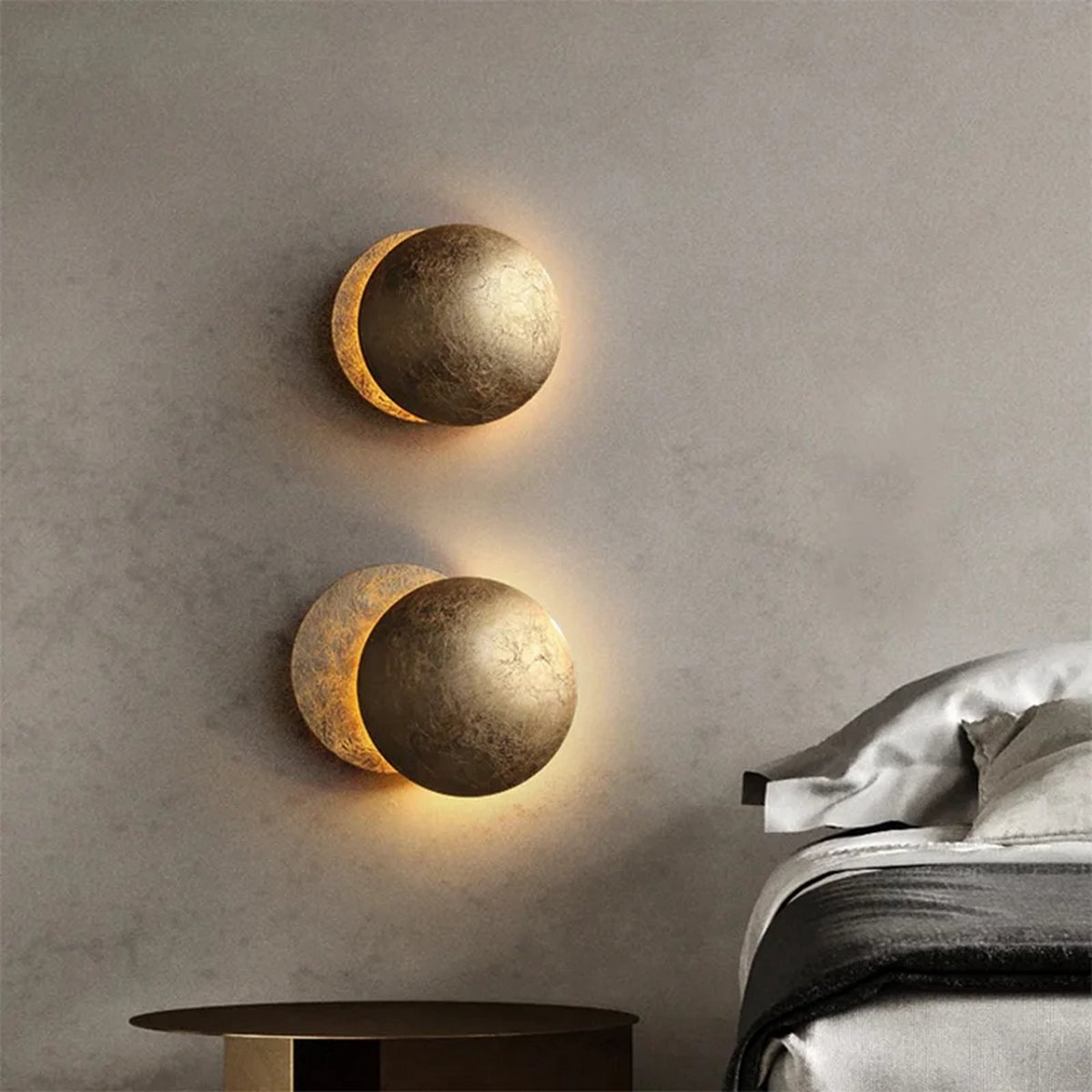 wandlamp maan