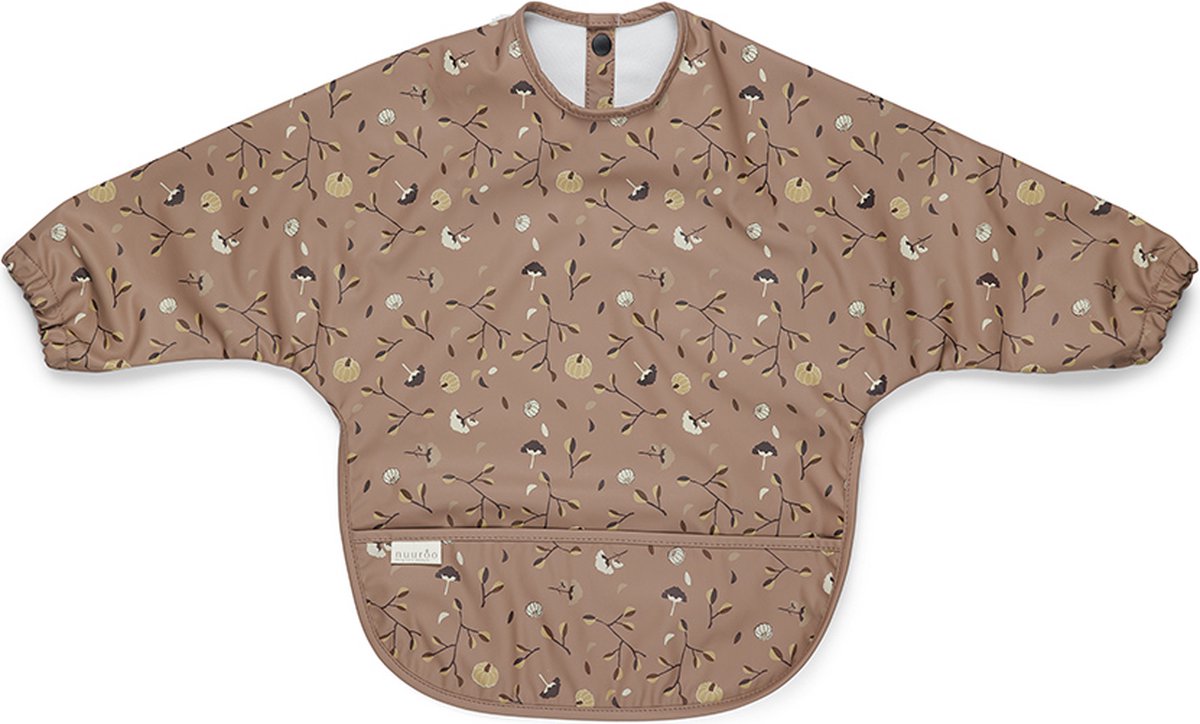 Goedkoopste Nuuroo slabbetje met mouwen - Luna - Pumpkin Flower