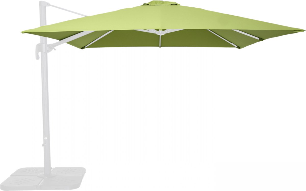 Oviala - Parasoldoek voor een zijdelings geplaatste parasol 3x3 m groen - Malaga