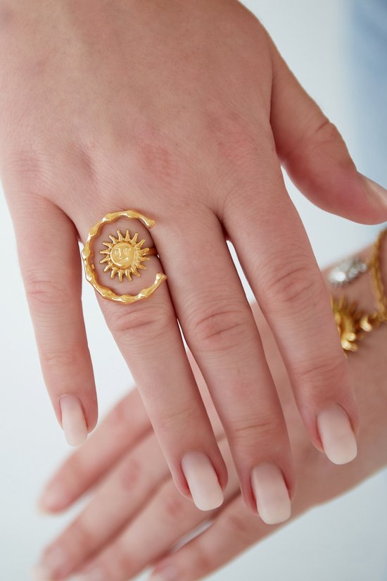 Bijoutheek Ring (Bijoux) Inca Soleil Lune Or