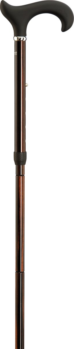 Gastrock - Carbon - Wandelstok - CARBON "EBBENHOUT LOOK" 84 - 94 cm