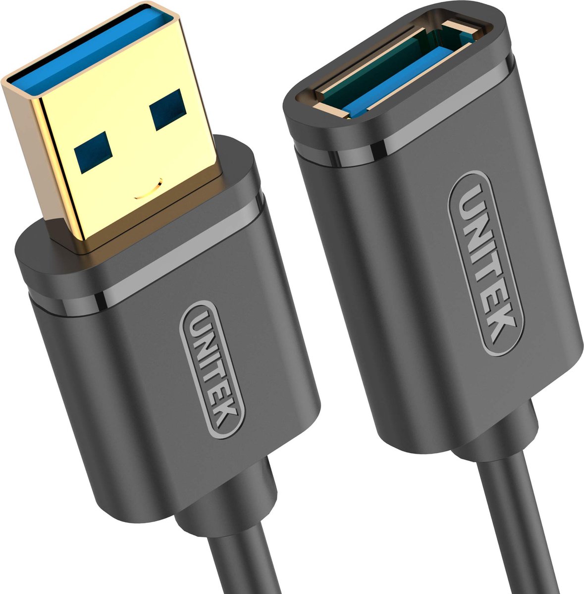 Unitek Y-C456GBK USB Forlængerkabel 0.5m