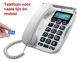 Telefoon voor vaste analoge lijn én mobiele netwerk
