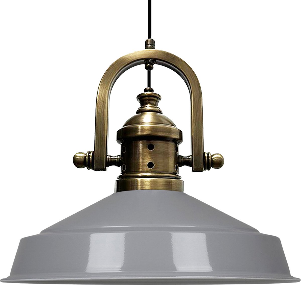 Bamyum Asletl Industriële Grijs Hanglamp Van Metaal