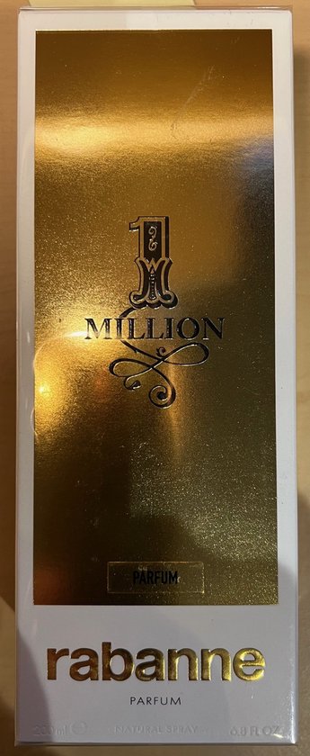 Paco Rabanne 1 Million 200 ml - Parfum Spray - Voor Heren