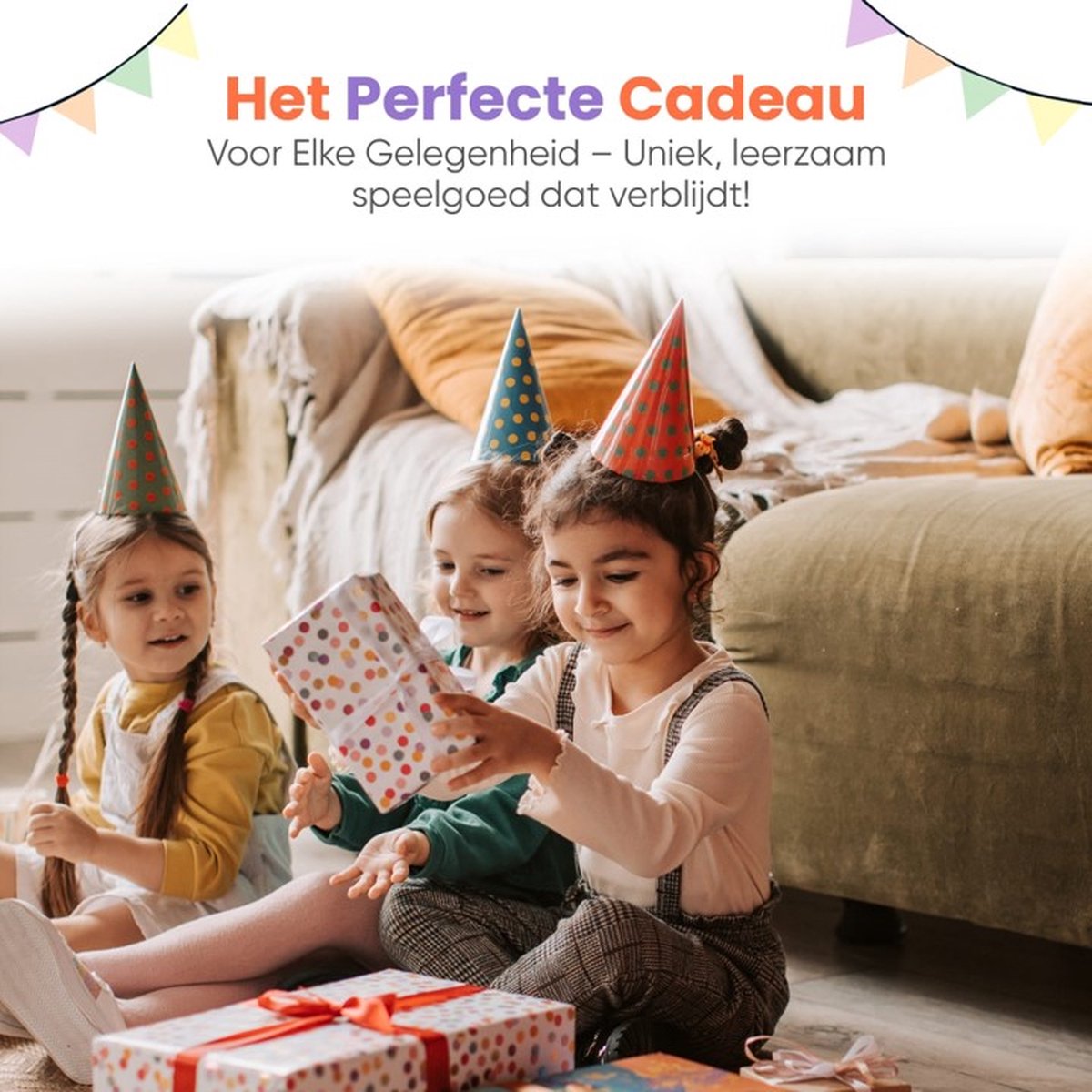 Magna Minds - Magnetic Tiles - Magnetisch Speelgoed - 100 stuks - Constructie speelgoed - Magnetische tegels - Montessori speelgoed - Magnetic toys - Magnetische bouwstenen - Speelgoed Kinderen — afbeelding 5