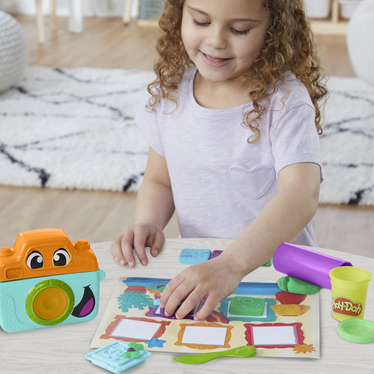 Play-Doh Fotoplezier Voor Beginners Speelset - Boetseerklei - Speelgoedcamera - 3 Play-Doh Potjes - Knutselen voor kinderen — afbeelding 4