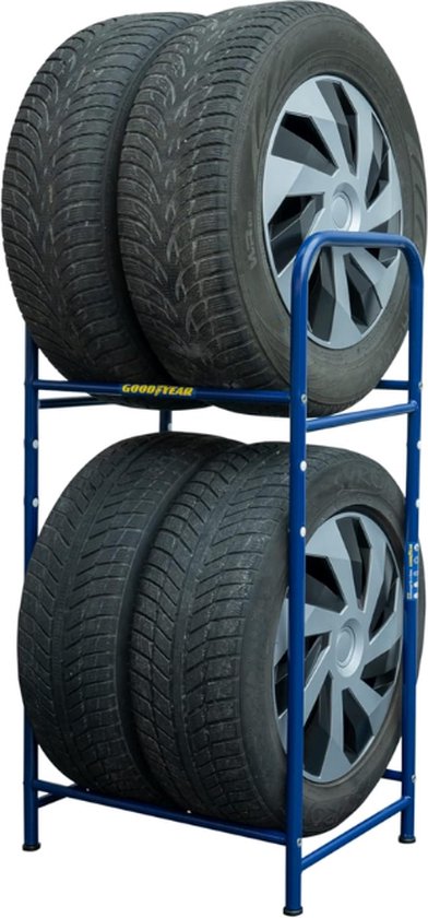 PROREGAL Rhino Extra Brede, professioneel rek voor zware lasten, zwart, h x b x d 180 x 200 x 60 cm, vakbelasting 500 kg, 4 x spaanplaatniveaus, 8 mm, garagerek, opbergrek, steekrek, breed rek