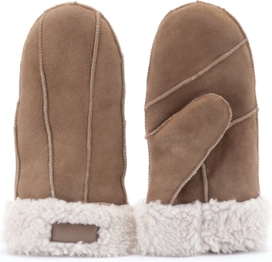 Mitaines Warmbat pour femmes Lammy patchwork - Boue