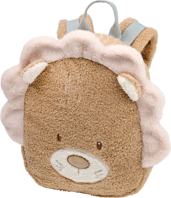 Nattou TEDDY Rugzak - Leeuw - 33 cm - Karamel