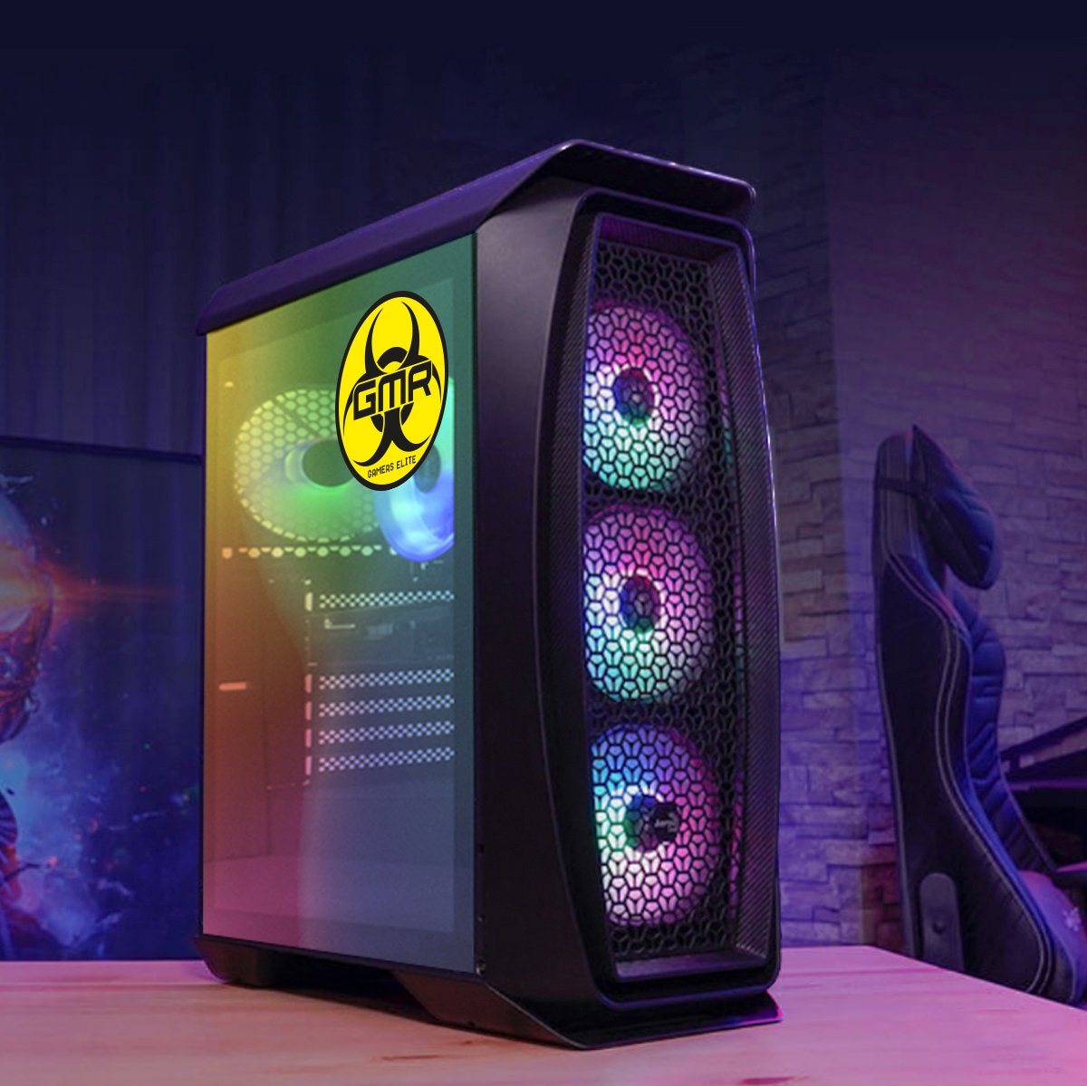 Complete Ryzen 5 Budget 6-Core Game PC Setup met 24" Gaming - afbeelding 3