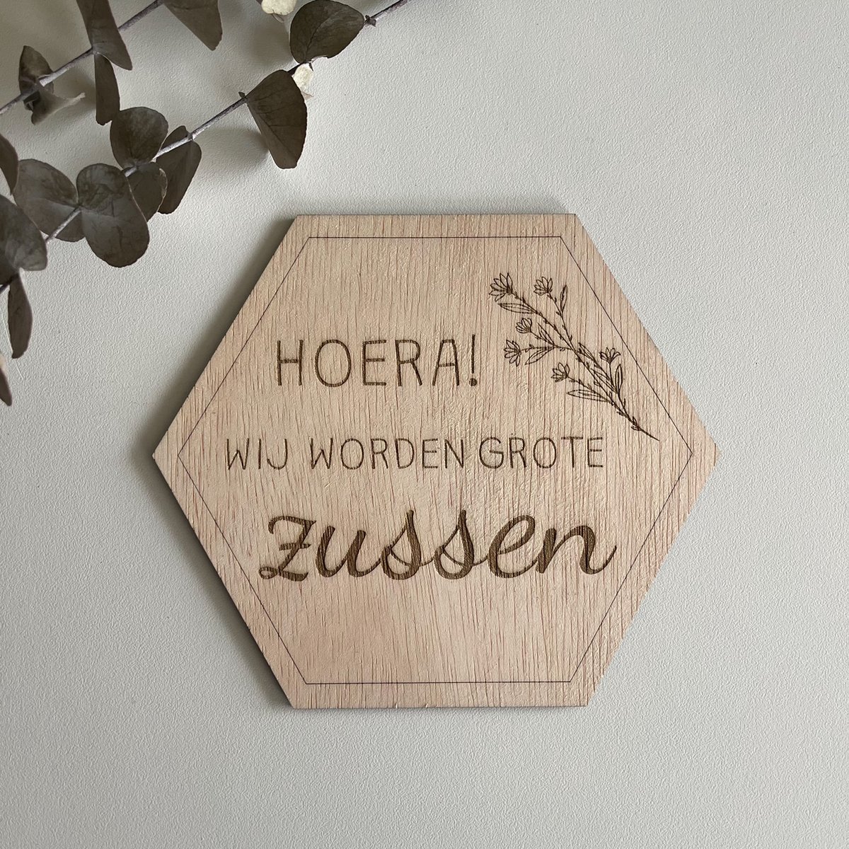 Goedkoopste Zwangerschapsaankondiging - Zussen