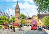 Castorland puzzel Beschäftigter Morgen in London - 1000 stukjes.