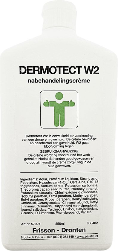 Dermotect W2 850ml – professionele handcrème voor droge huid en ...