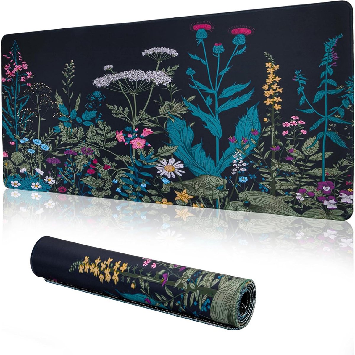 oCreon Bureauonderlegger XXL 900x400 mm - Gaming Muismat met Motief - Antislip - Verbeterde Precisie