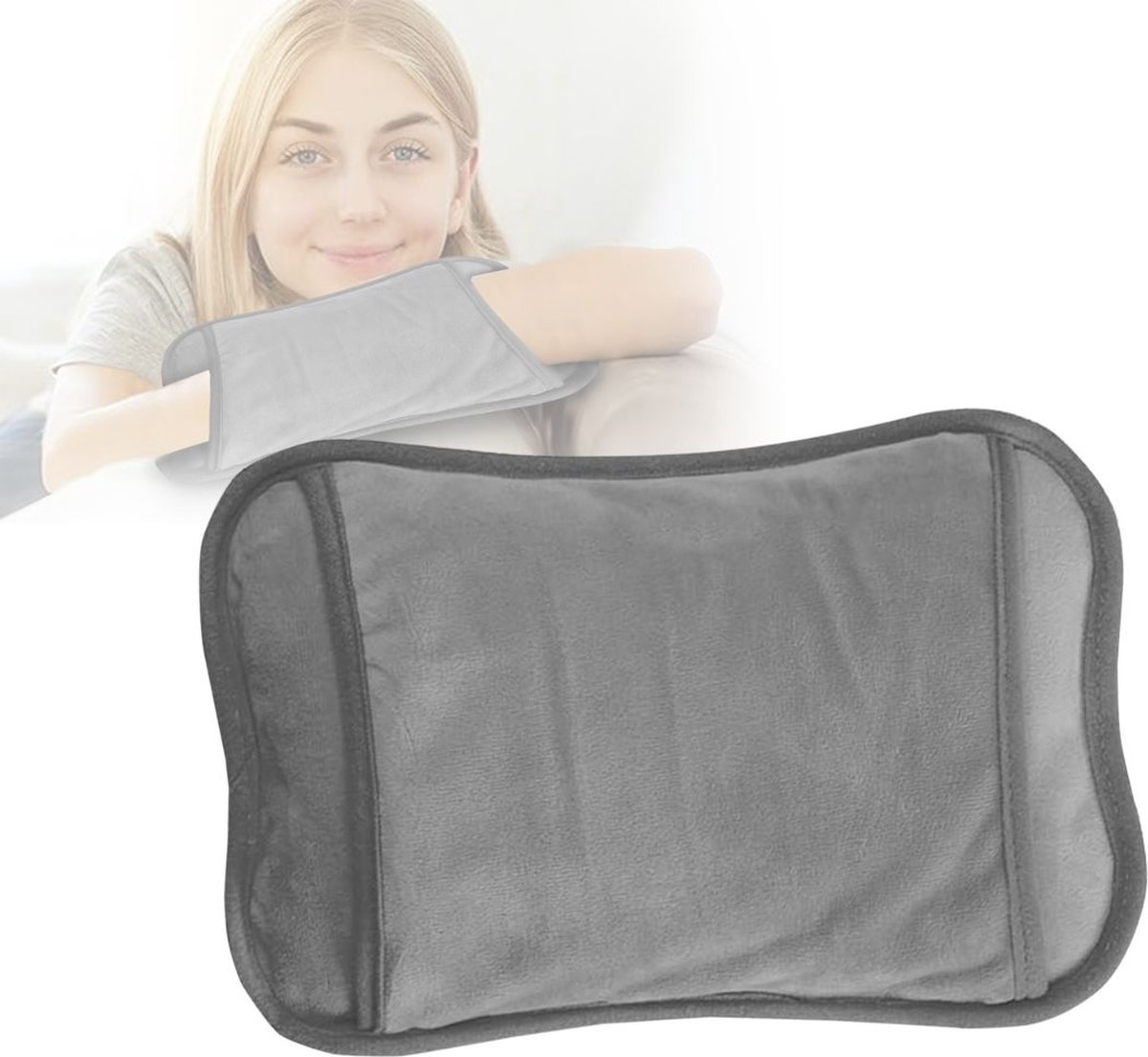 DailySupplies® Elektrische Kruik - Warmtekruik - Baby - Volwassenen - Grijs