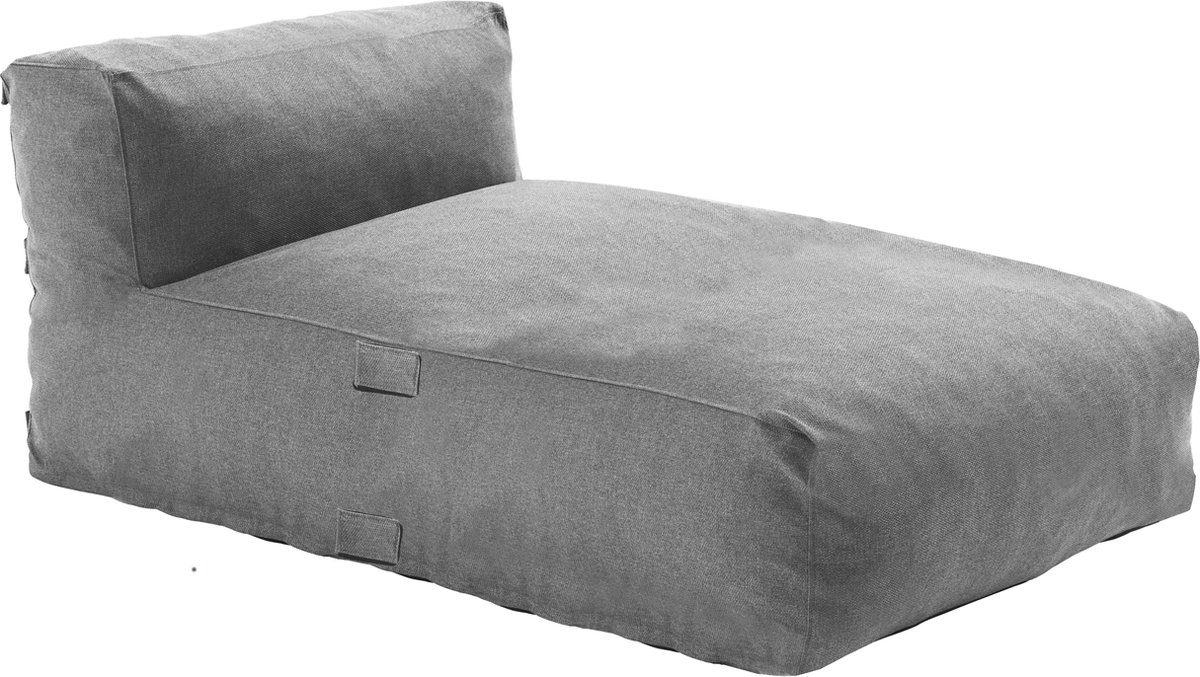 Grijze modulaire tuinmeubelen daybed van Oviala - Mixi.