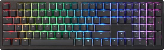 Ducky Zero 6108 toetsenbord Gamen USB + Bluetooth QWERTY Amerikaans Engels Zwart