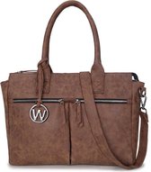 Wimona Catarina 2030 Schoudertas / Laptoptas - Cognac