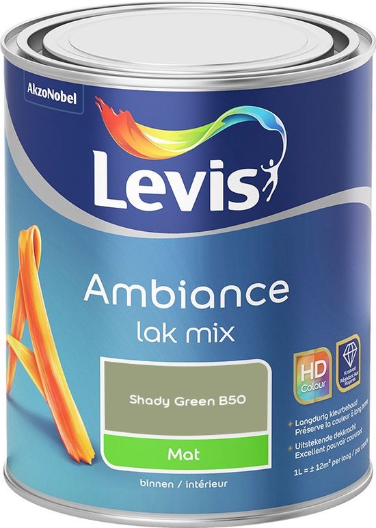 Levis - Ambiance Lak Mat Mix - Shady Green B50 - 1 L