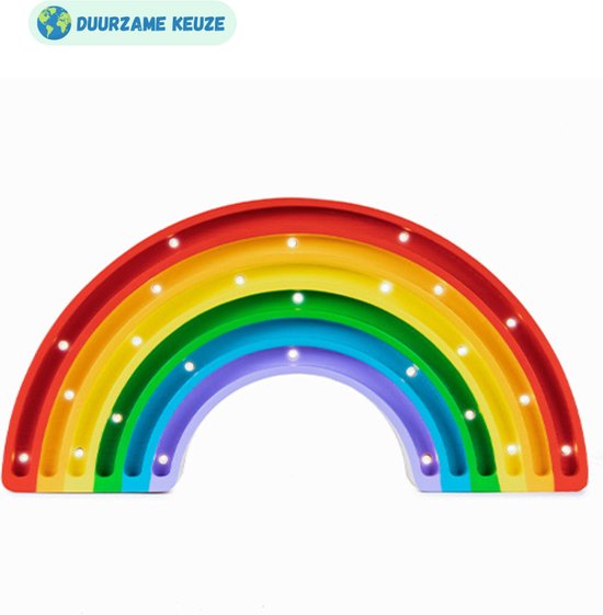 Lampe de nuit Little Lights lampe pour enfant arc-en-ciel | Classique | Fabriqué à la main de manière durable