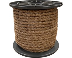 30 mtr - Raamkoord - Touw - Jute naturel - 5mm